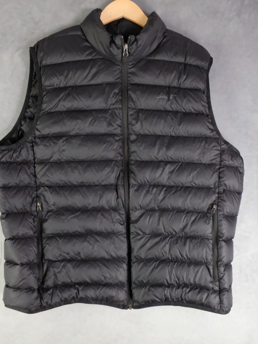 Eddie Bauer Puffer Vest Mens Extra Large Black Eb650 Cirruslite Down Full Zip